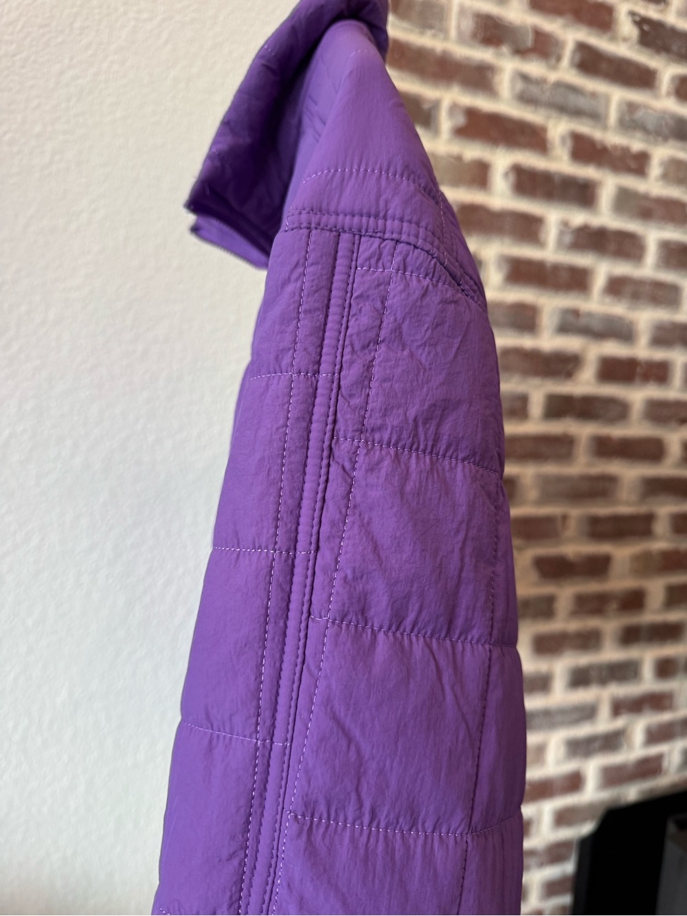 Ultra Light Packable Purple Quilt Jacket by Love Tree - Womens Size Large - Picture 4 of 9